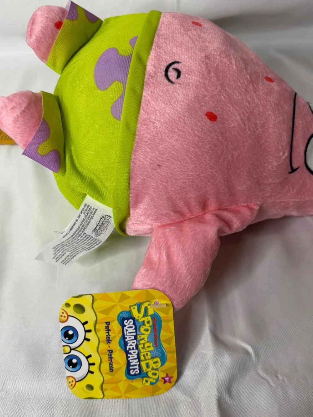 New Nickelodeon SpongeBob Square Pants Patrick The Star Plush 12” NWT 2025